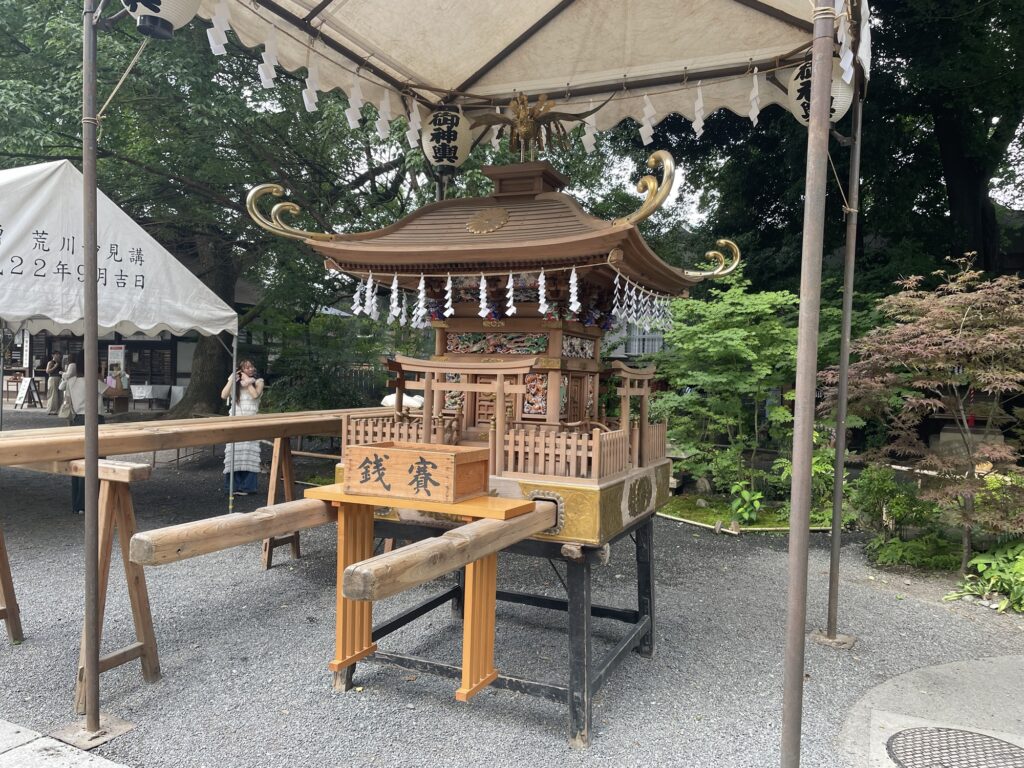 埼玉県秩父市にある秩父神社にある神輿