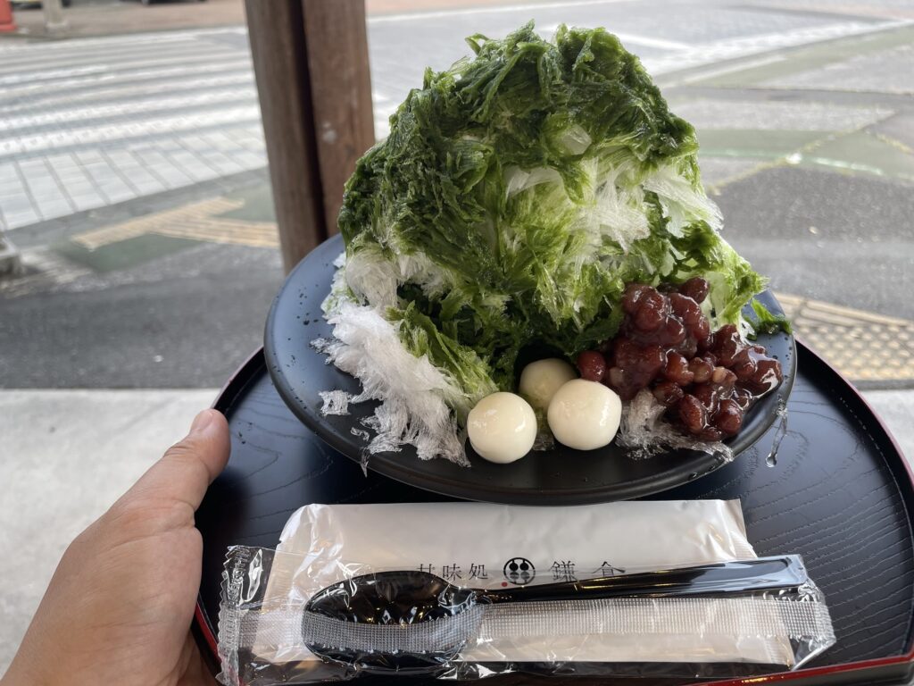 甘味処 鎌倉 秩父店の抹茶金時かき氷